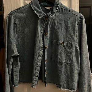 Aeropostale Cropped Jacket Button Up (up for offers)